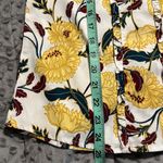Modcloth  medium womens short sleeve ruffle button down boho floral retro print Photo 5