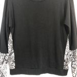 Forever 21 Love 21 Bohemian Floral Edgy Fairygoth Art Timeless Discreet Womens Sweater XS Photo 3