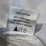 Mud Pie  XS Laurel one shoulder dress white lined cotton poplin eyelet embroidery Photo 9