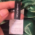 NWOT pushBOTTON Kelly Green Draped Miniskirt Stretch Velvet Ruched Sides sz. S· Photo 6