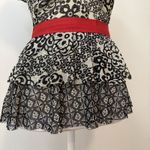 Anthropologie Y2K‎ Mesh Ruffles Babydoll Fairy Twee  Cap Sleeve Blouse top Photo 2