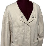 Sanctuary Textured Knit Long Sleeve Shacket Snap Closure Pockets Cream NWT XXL Photo 4