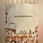 Anthropologie  Cream and Brown Textured Knit Cardigan Photo 1