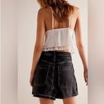 Free People We The Free Bare With Me Denim Mini Skirt Women’s Black Size 24 Photo 2