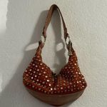 Kathy Van Zeeland  Bohemian Style Suede Shoulder Bag studded beads Photo 6