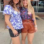 BuddyLove  Top Purple and White Floral Size Medium  Photo 2