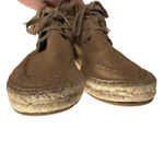 Joie  Genevieve Fringe Suede Espadrille Moccasins Ankle Boots 37.5 Boho Southwest Photo 7