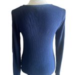 J.Crew -NAVY BLUE RIBBED SWEATER Photo 4