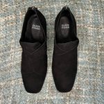 Eileen Fisher Ember Leather Block Heel Ankle Boots in Black Tumbled Nubuck Photo 6