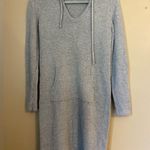 Torrid  Light Gray V-Neck hooded Sweater Dress size 0 Photo 0