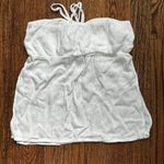 Brandy Melville  white flowy babydoll top Photo 1