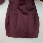 House Of CB  Selena Wine Red Brown Puff Sleeve Off Shoulder Corset dress‎ size S Photo 4