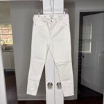 J.Crew NWT 9" Toothpick Jean White Wash Photo 1