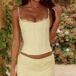 RUNAWAY THE LABEL  Valerie Bustier and Mini Skirt Set Photo 0