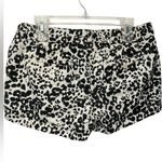 J.Crew  Black and White Patterned Cotton Shorts Photo 1