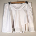 Athleta  Ace Mesh Skort White Tennis Golf Athletic Skirt Size 2X Photo 0