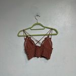 Free People  One Copper Adella Crochet Lace Bralette Sz S Photo 8