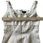 Tahari Arthur S Levine Cocktail Dress & Jacket combo Size 6 Metallic Cream Photo 9