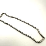 Rhinestone V necklace Silver Photo 8