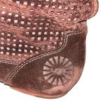 UGG  Brown Perforated Leather Abilene Slouchy Boots size 7 Photo 4