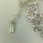 Christina collection rhinestone necklace clear and aurora borealis bride formal Silver Photo 2