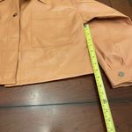 Mustard Seed Faux Leather Crop Jacket Photo 3