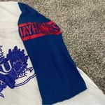 5th & Ocean Kansas Jayhawks Women’s Glitter Bling Logo 3/4 Sleeve Raglan Raw Hem Sz Large Photo 2