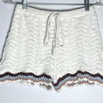 Cara Cara Sz XS Aicha Drawstring Crochet Shorts Brown Photo 2