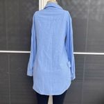 Soft Surroundings Top Women’s Small Oversized Tunic Coastal Beach Lagenlook Blue Photo 4