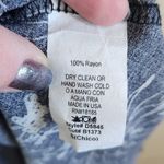 Carly Jean Off The Shoulder Midi Dress Ruffled Floral Navy Blue White Size Small Photo 7