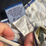 L.E.I.‎ 90s Y2K Swim Top Small Striped Blue White Halter Triangle Photo 3