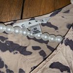 CAbi  Medium Silk V Neck Drop Shoulder Short Sleeve Blouse #569 CPT5‎ Photo 1