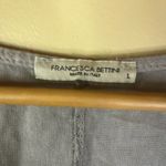 Francesca Bettini 100% Linen Made in Italy Size Large Gray Midi Dress Classic Photo 3