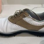 FootJoy  tan/white saddle golf shoes Photo 3