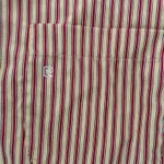 Pierre Cardin VTG Striped Robe Beige Red White Short Sleeve Belted Loungewear Photo 7