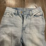 American Eagle Jeans Women 00 Blue Mom Straight Jean High Rise Denim Stretch 90s Photo 1