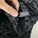 VINTAGE FORECASTER of BOSTON Velvet Burnout Scarf Black Photo 4