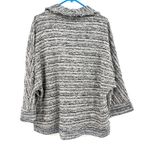 Splendid Size Large Jacket Black & White Knit Oversized Cuffed Sleeve Pockets Photo 2