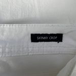 Calvin Klein Skinny Crop Mid-Rise White Denim Jeans Size 2 Photo 2
