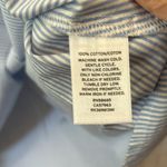 Abound  Women’s Cotton Bell Sleeve Blue Dress Shirt Lightweight Blouse Medium Photo 3