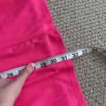 ROW A Notch Neck Long Sleeve Ribbed Bodycon Dress Formal Weddings Small Pink NWT Photo 11