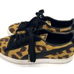 Puma Animal Print Leopard Fur Sneakers Runners Trainers Clyde Suits Casual Shoes Photo 8