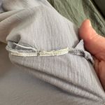 Madewell  Relaxed Oversized Henley Tee in Faded Lavender. Size Small. Photo 7