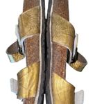 Birki's by Birkenstock soft footbed big buckle sandals Gold L10 M8 Size 10 Photo 8