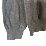 Lucky Brand  Gray Long Sleeve V-Neck Pullover Casual Knit Sweatshirt Women Sz XL Photo 2