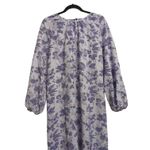 Hill House  Simone Dress Lilac Tonal Floral M New Photo 4