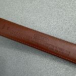 Coach  Womens Brown Leather Belt Size Medium Brass Buckle Glove Tanned 8400 1" Photo 7