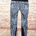 Nike | Gray/Black Pattern Tie Waist Dri-Fit Leggings Photo 1