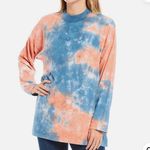 Free People We The Free “Be Free” Cotton Candy Tie Dye Tee Oversized Indie boho Photo 6