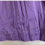 Vintage Y2K Mossimo Dress with Spaghetti Straps and Embroidered bottom Purple Size L Photo 2